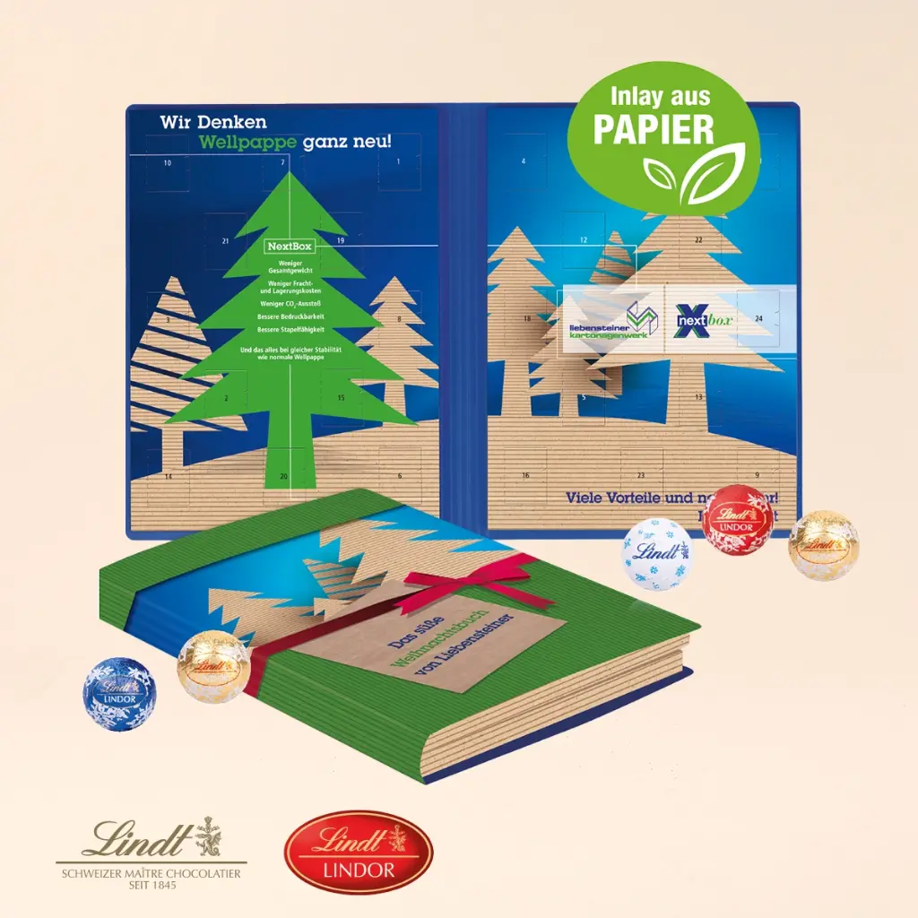 Weihnachtsbuch exklusiv Lindt Kugeln