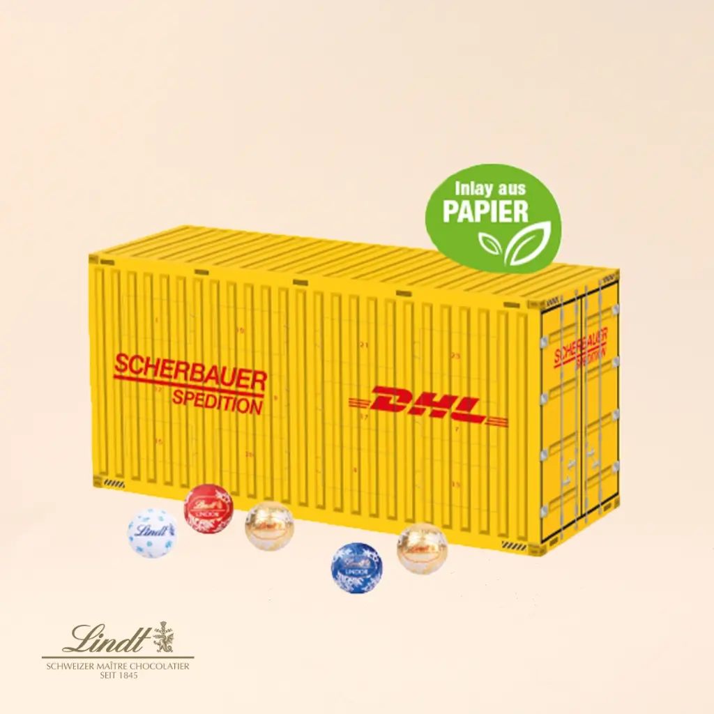 3D Adventskalender Lindt „Transporter“ Organic