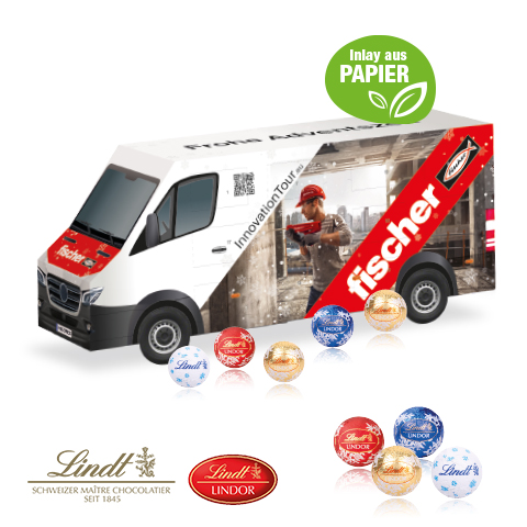 [55355] 3D Adventskalender Lindt „Transporter“ Organic