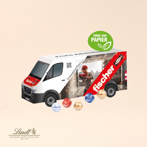 [55355] 3D Adventskalender Lindt „Transporter“ Organic
