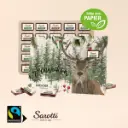 Tisch-Adventskalender mit Fairtrade-Kakao Organic