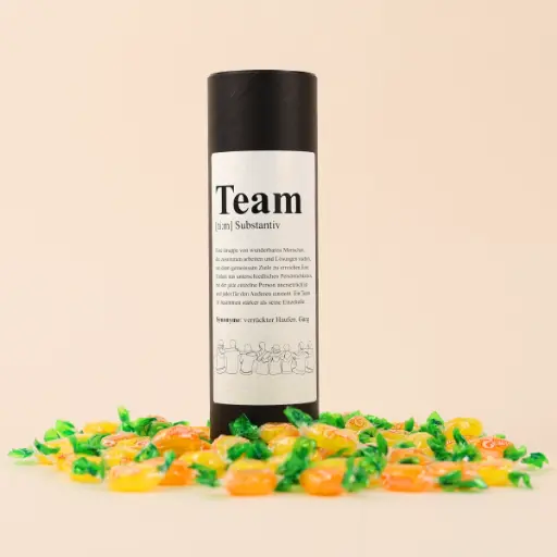[WP13238] Geschenkhülse "Team" - Nimm2