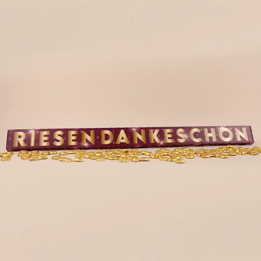 Riesen Dankeschön XXL - Lindt Herzen