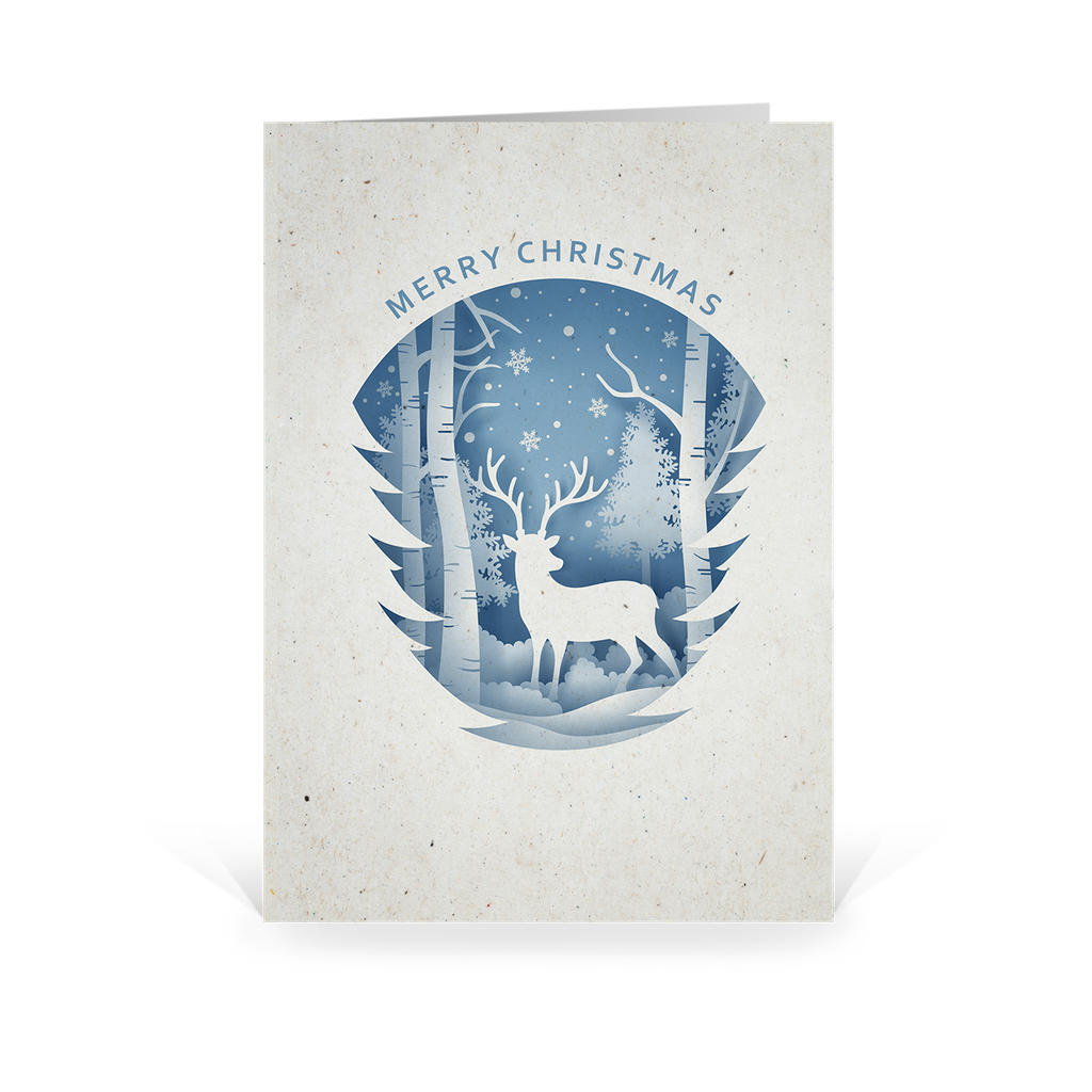 Karte: Hirsch "natur"