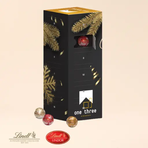 [1085] Mini-Kugeln Tower Adventskalender Lindt