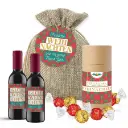 Weihnachtssack "Fröhliche Weihnachten" - Glühweinchen