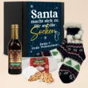 Weihnachtsset Santa´s Kuschelsocken
