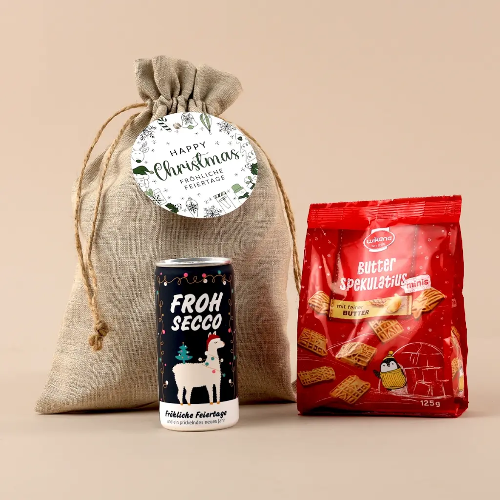 Weihnachtssäckchen "Happy Christmas"