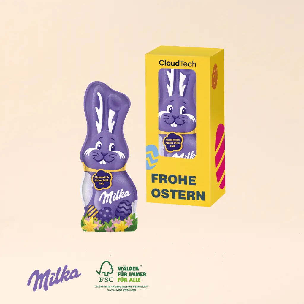 Milka Schmunzelhase, 15 g