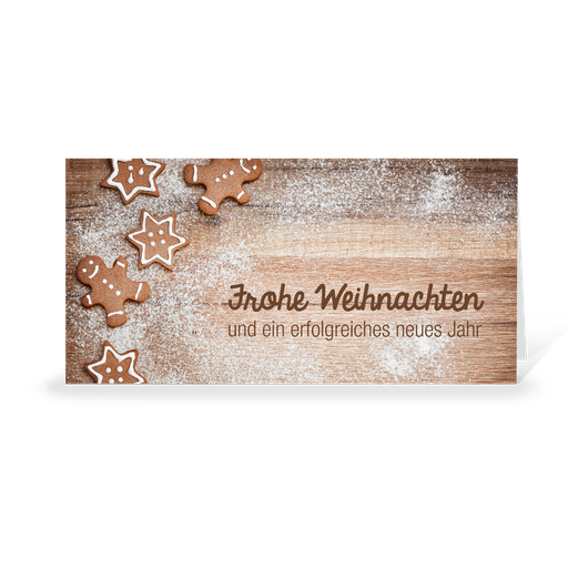 [WP5107] Karte: Lebkuchenhaft (Wir gestalten gratis für Dich)