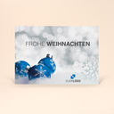Karte: Postkarte Weihnachtskugel 02