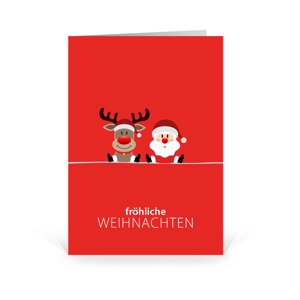 Karte: Weihnachtsteam - Partner 02