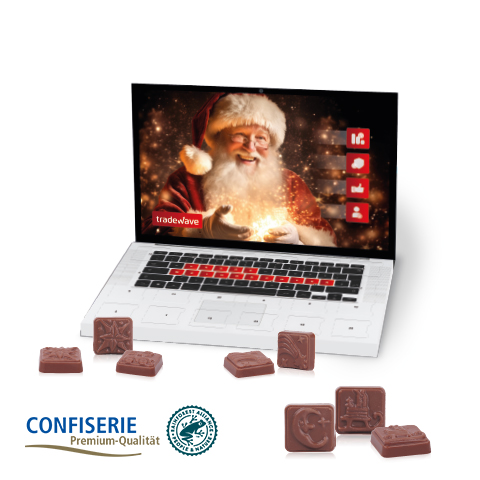 Tisch-Adventskalender Classic Exklusiv Laptop