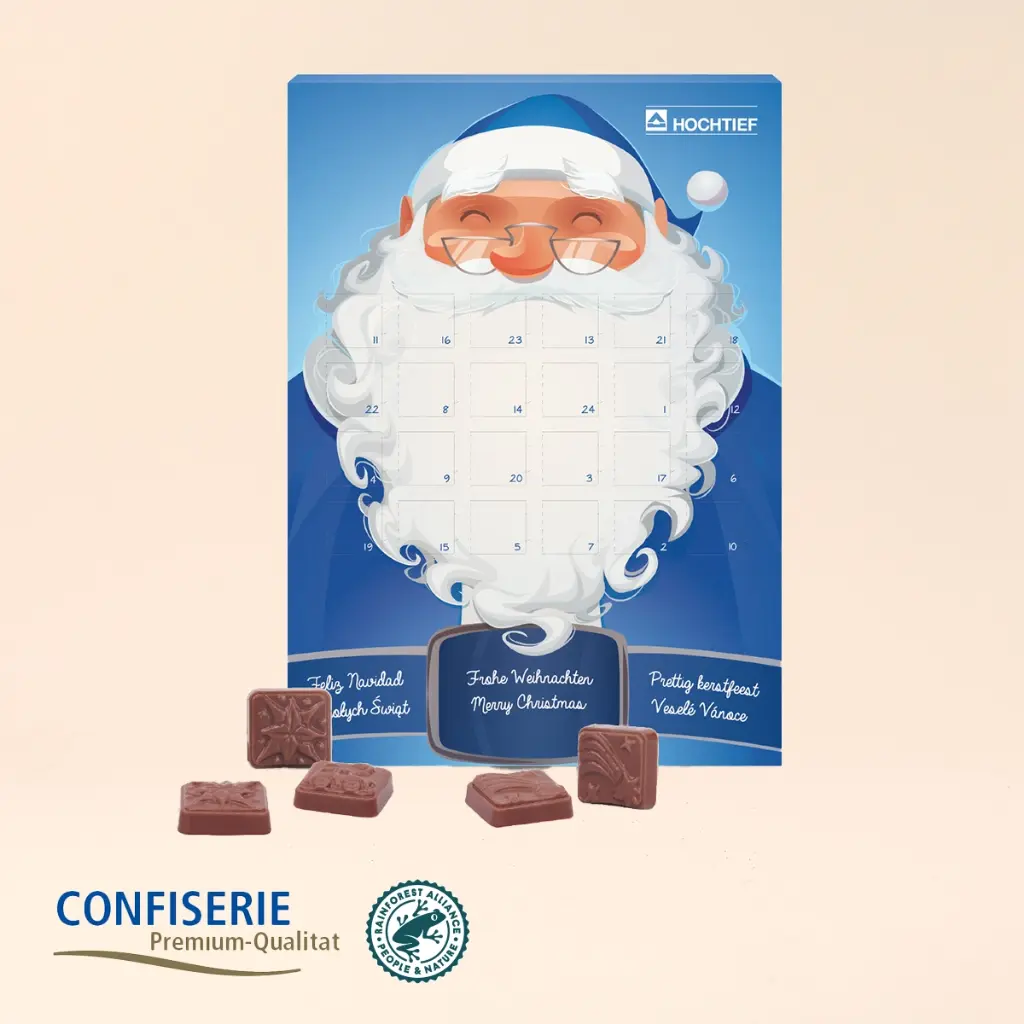 Wand-Adventskalender Classic Design