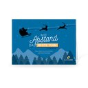 Karte: Mit Abstand – Bestes Team „Rentiere“