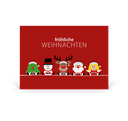 Karte: Postkarte Weihnachtsteam - Team