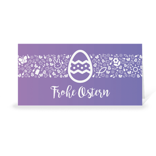 [WP6048] Karte: Easter EIcons (Wir gestalten gratis für Dich)