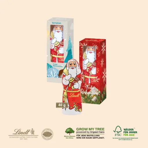 [95456] Weihnachtsmann von Lindt & Sprüngli (40g)