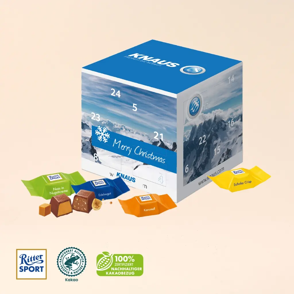 Cube Adventskalender Ritter Sport
