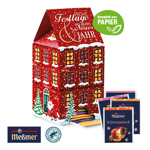Nachhaltiger Tee-Haus Adventskalender