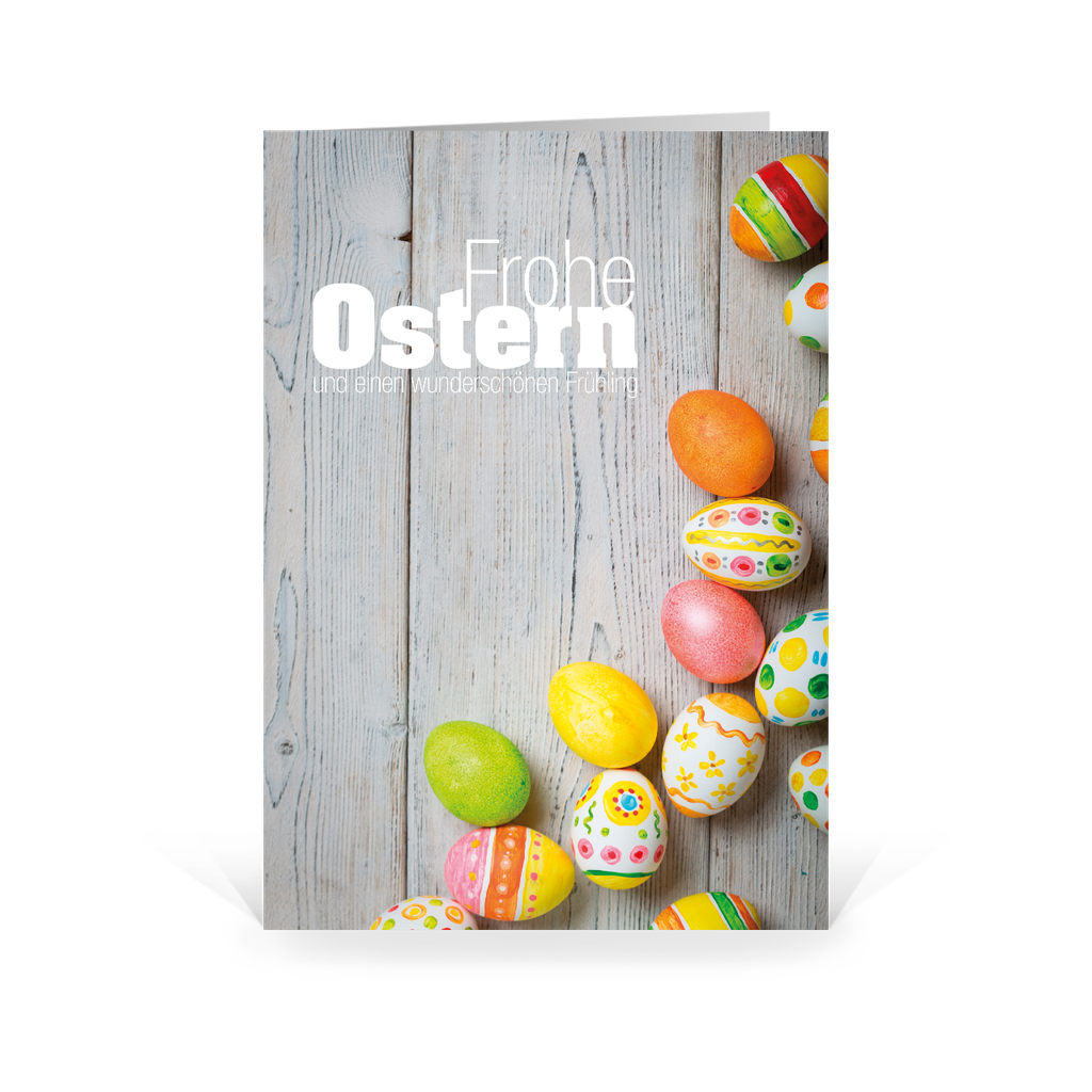 Karte: Frühlingsfarben