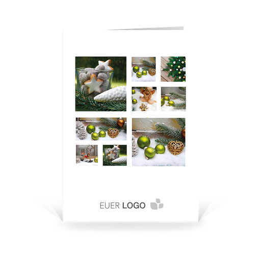 [WP2447] Karte: Komposition - Grün (Wir gestalten gratis für Dich)