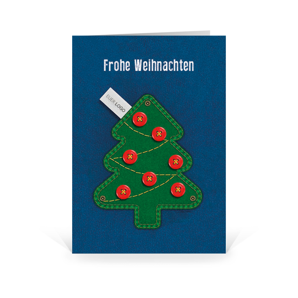 Karte: Christmas Patches - Jeans