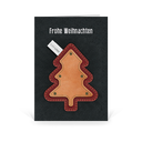 Karte: Christmas Patches - Leder