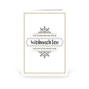 Karte: Simple Schneeflocke 02