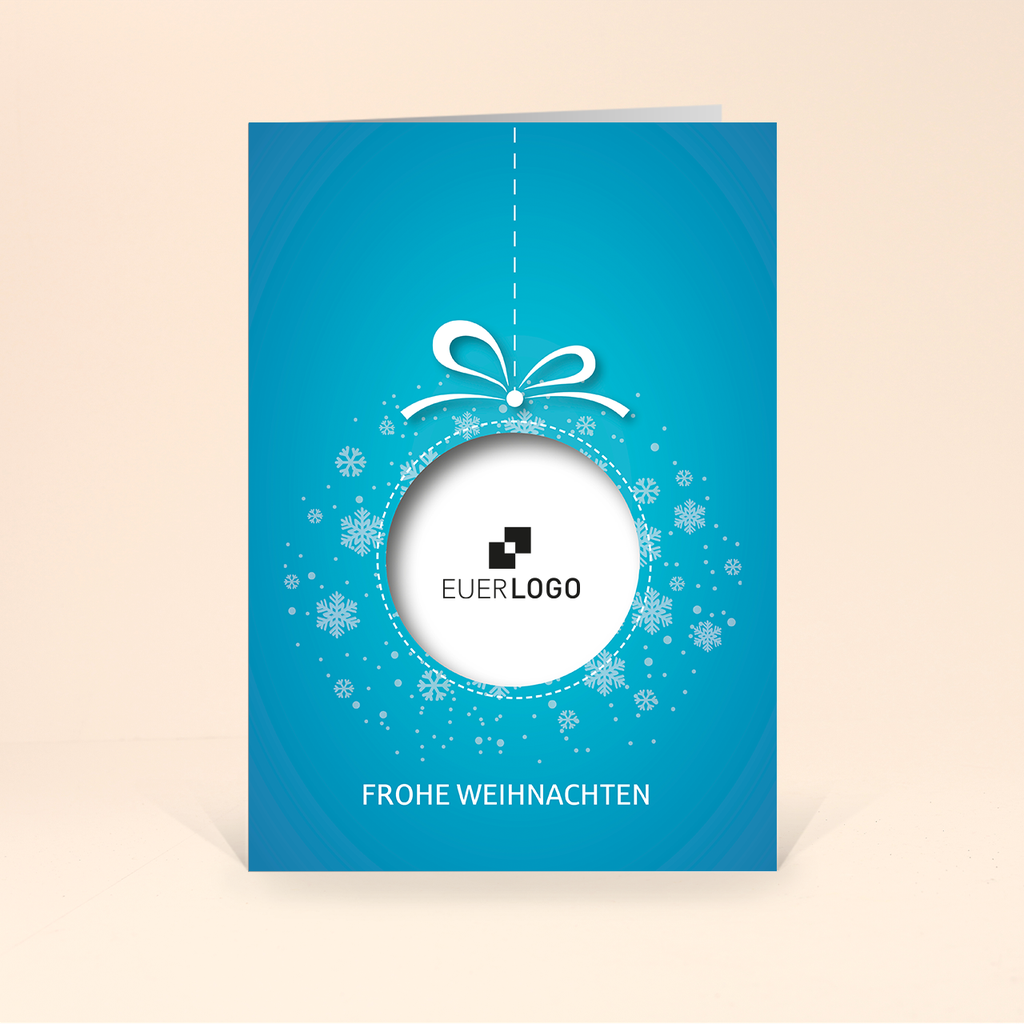 Karte: Weihnachtsrahmen
