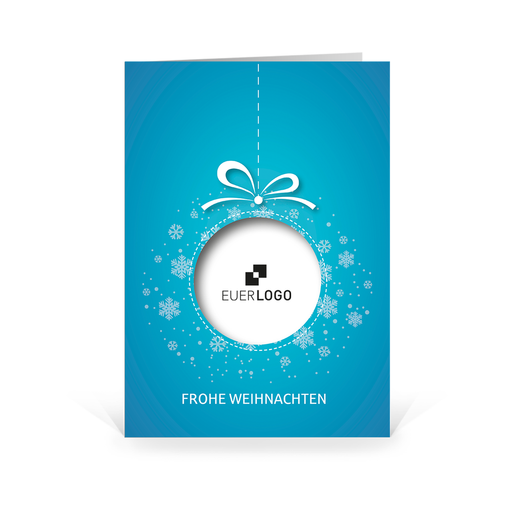 Karte: Weihnachtsrahmen