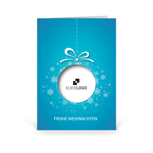 [WP2615] Karte: Weihnachtsrahmen (Wir gestalten gratis für Dich)