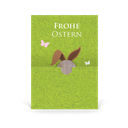 Karte: Lesezeichen Osterhase