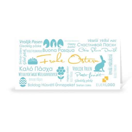 Karte: Internationales Ostern