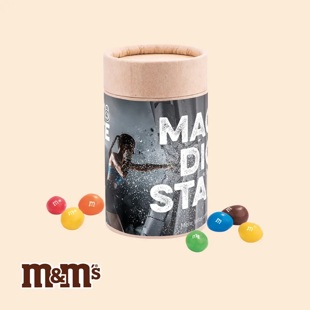 Papierdose Eco Midi mit M&M´s Peanuts