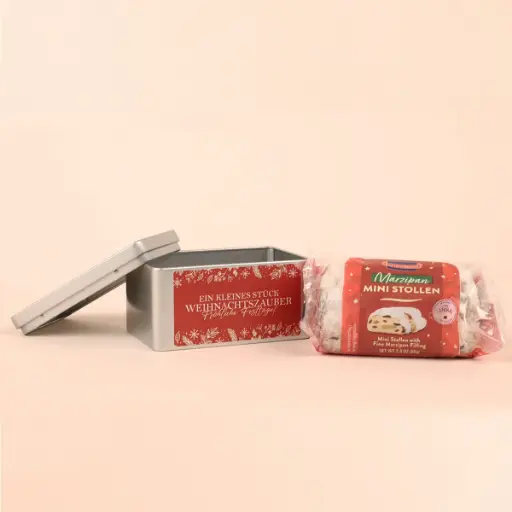 [WP13460] Geschenkdose "Kleiner Weihnachtszauber" - Christstollen