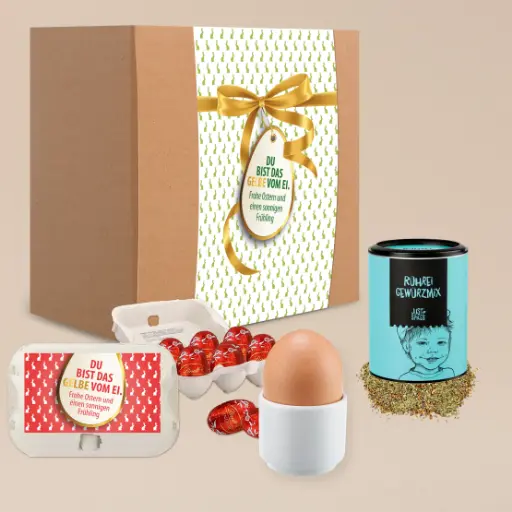 [WP13400] Geschenkset "Du bist das gelbe vom Ei"