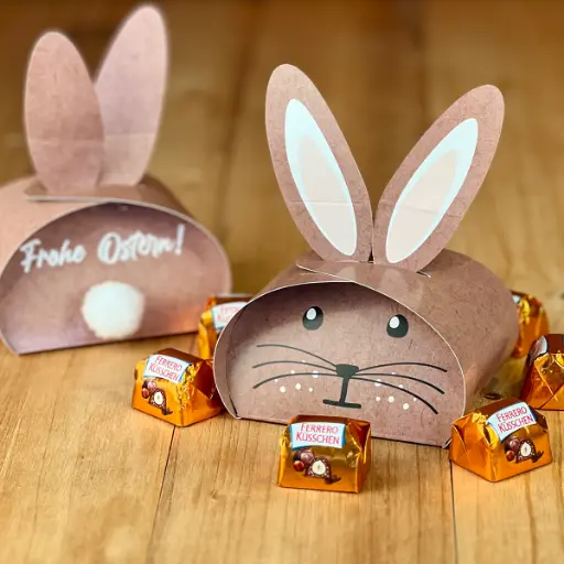 [WP13396] Osterhase "Frohe Ostern" - Ferrero Küsschen