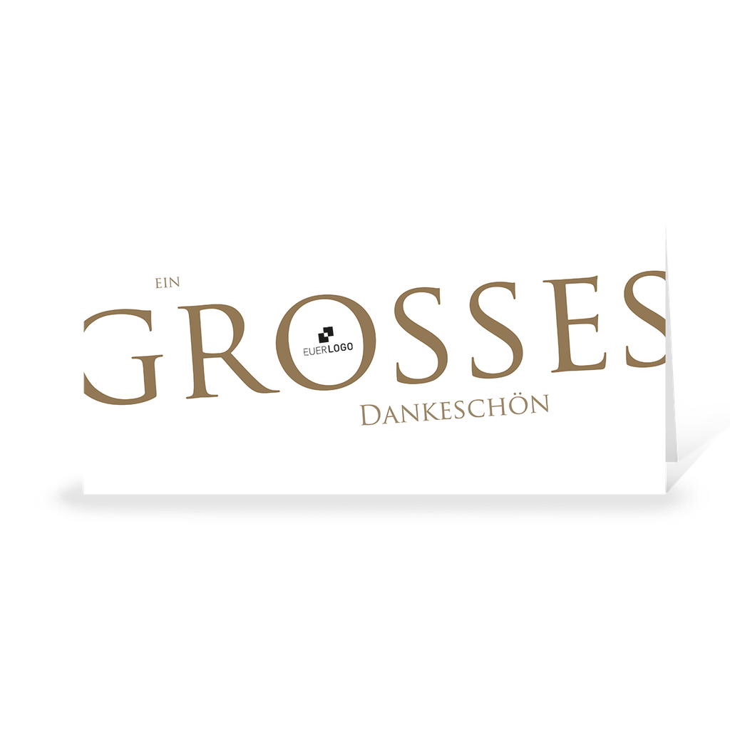 Karte: DANKE - Großes Dankeschön