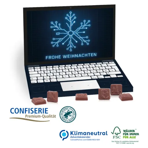 [WP95306] Tischkalender Laptop mit Logo