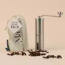 Kaffeemühle "Mahl wieder vollendet veredelt"