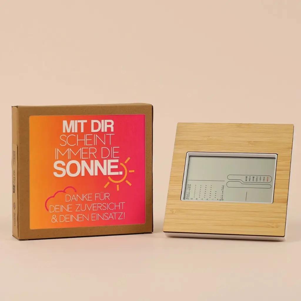 Wetterstation "Mit Dir scheint immer die Sonne!"