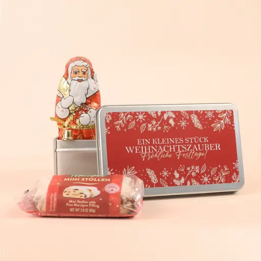[WP13469] Geschenkdose "Weihnachtszauber" - Christstollen
