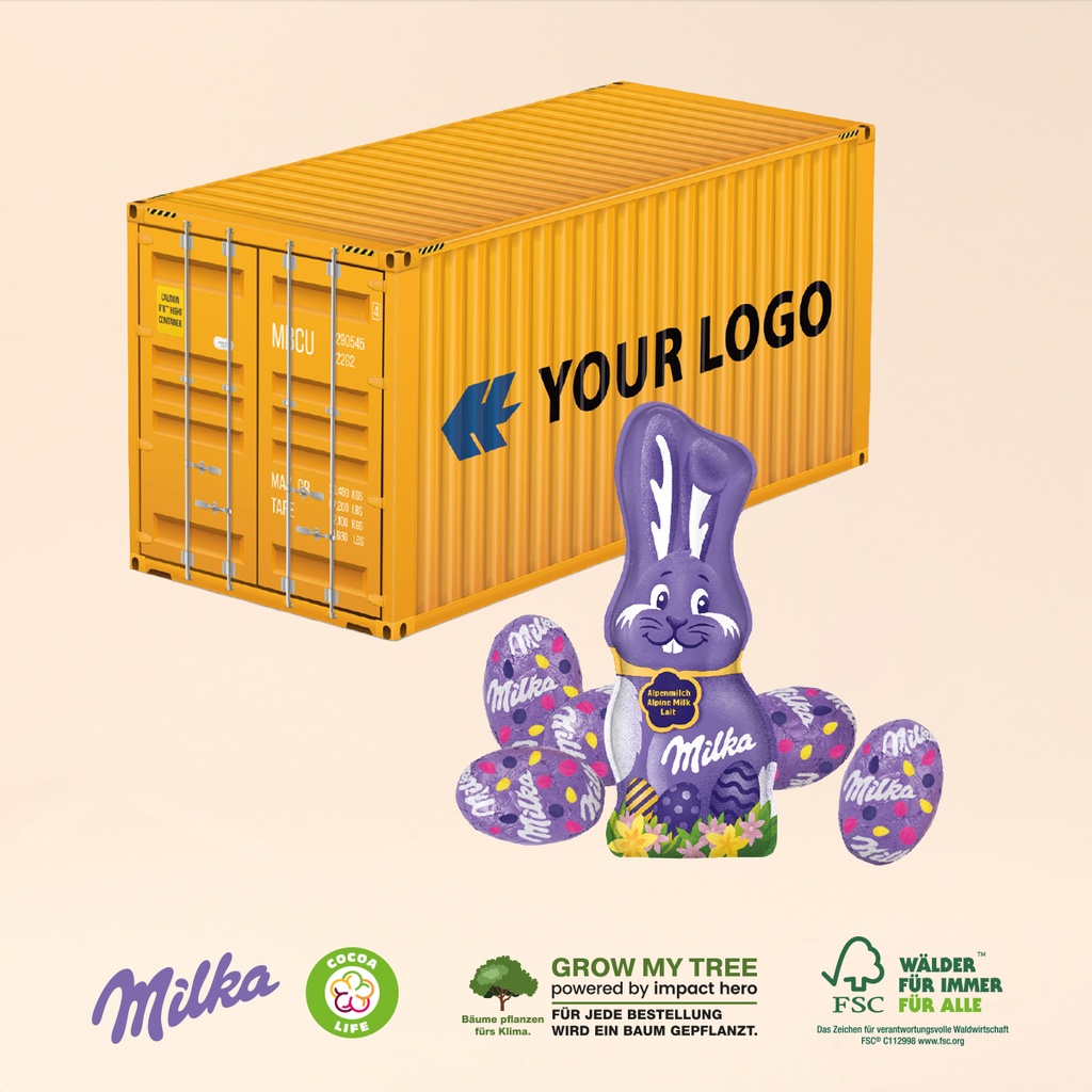 3D Präsent Container - Milka