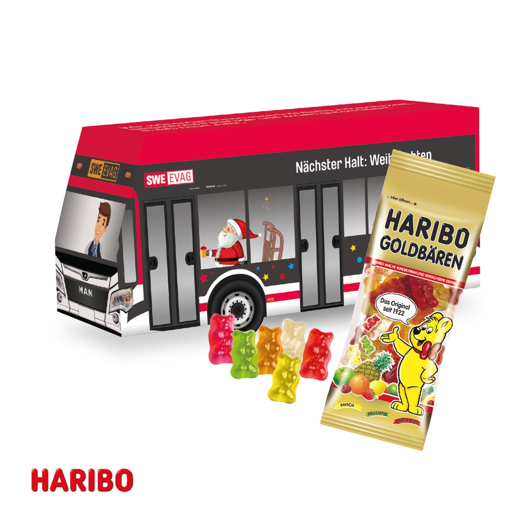 3D Präsent Bus - Haribo
