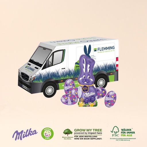 [94716] 3D Präsent Transporter - Milka