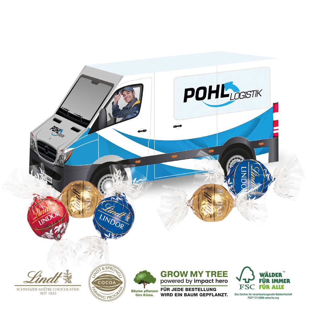 3D Präsent Transporter - Lindt