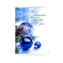 Grußkarte "Glanzkugel"