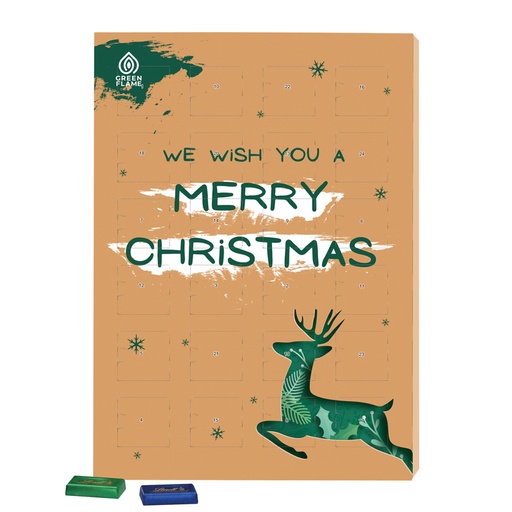 [1211-L] Marken Wand Adventskalender, Lindt Schokotäfelchen