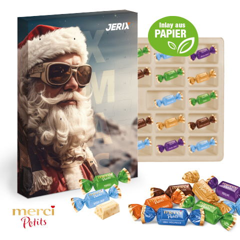 [55405] Adventskalender mit Merci Petits, Inlay aus Papierfaser